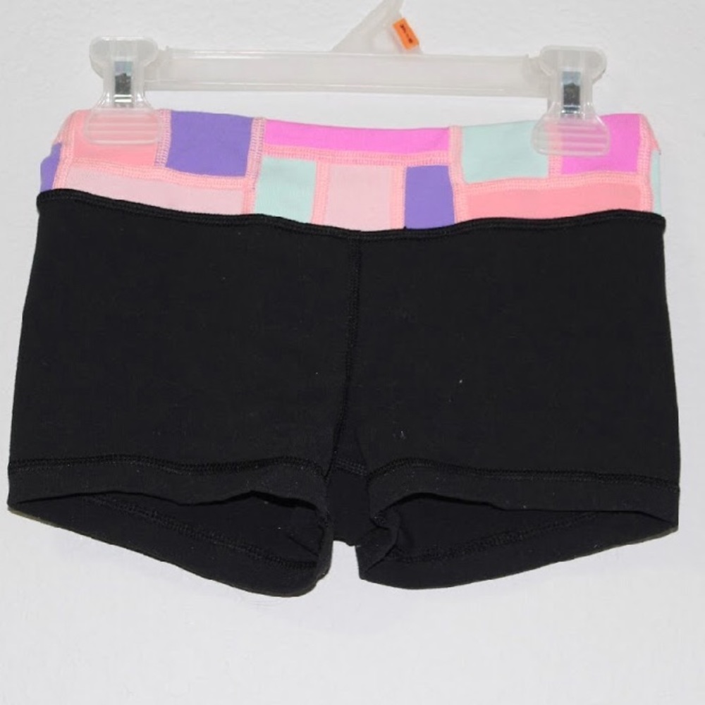 Black/ color block reversible  athletic shorts!!!